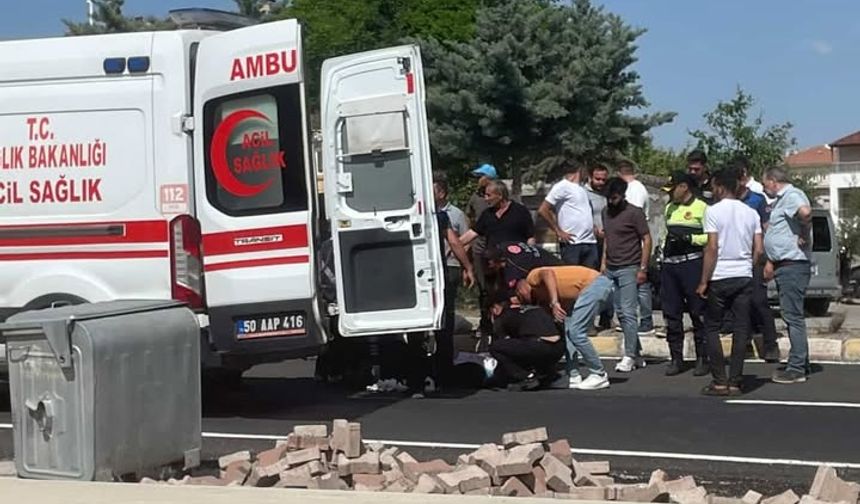 Nevşehir'de yaşlı adama otomobil çarptı