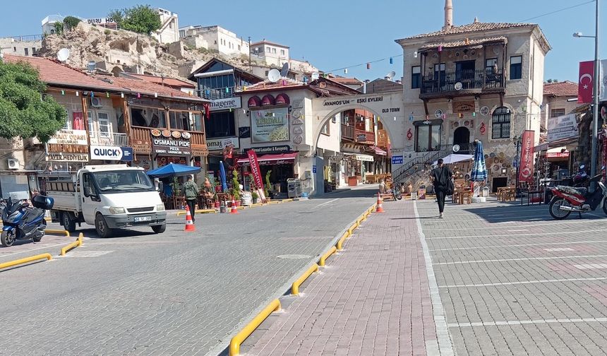 Avanos'ta yayalaştırma projesi hayata geçti