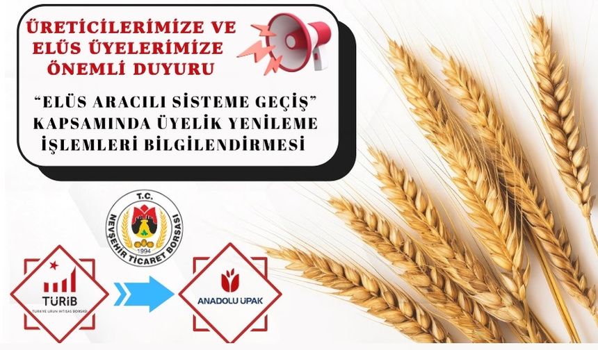 NTB'den Buğday üreticilerine önemli uyarı