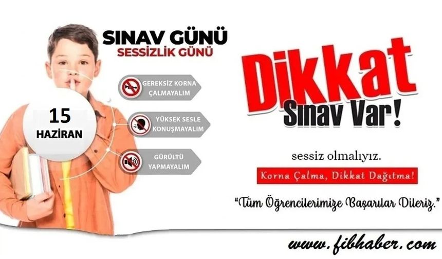 Nevşehir'de yarın LGS var, lütfen sessiz olalım