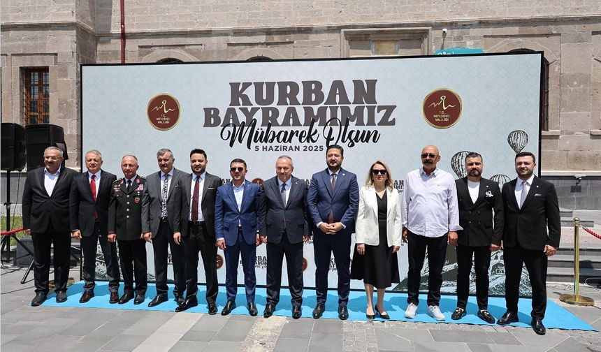 Nevşehir'de Kurban Bayramı Bayramlaşma Töreni Yapıldı