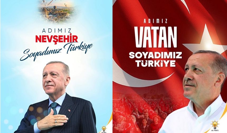 AK Parti’den; 'Adımız Nevşehir, Soyadımız Türkiye!'