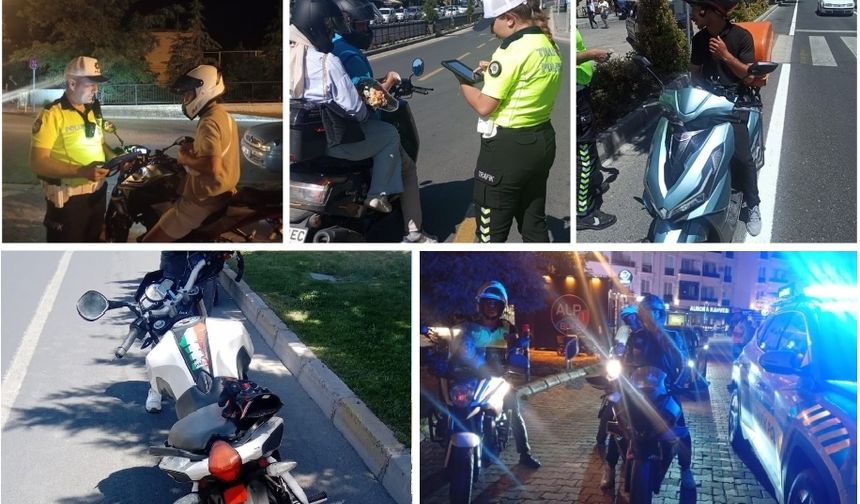 Nevşehir’de 68 Motosiklet Sürücüsüne Ceza!