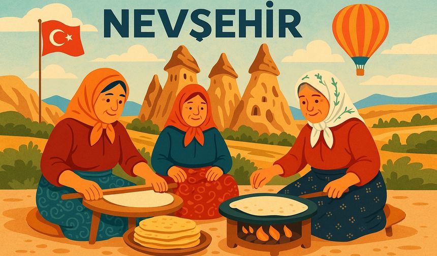 Nevşehir'de sofraların vazgeçilmezi: Gözleme