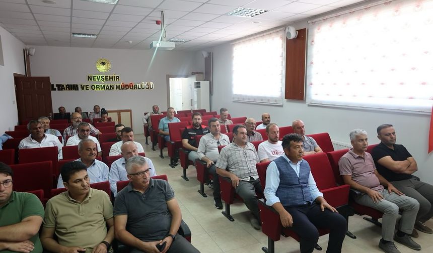 Nevşehir’de Genel Tarım Sayımı Bilgilendirme Toplantısı