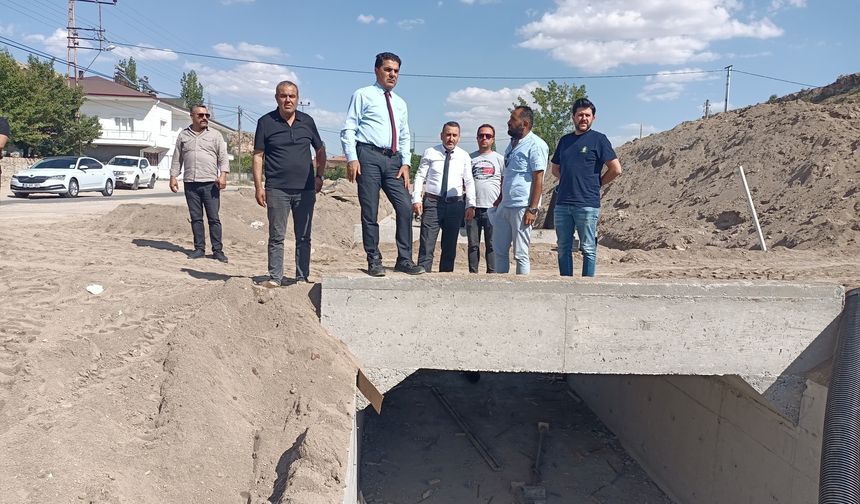 Nevşehir Mazı Köyü’nde Taşkın Onarımı Sürüyor