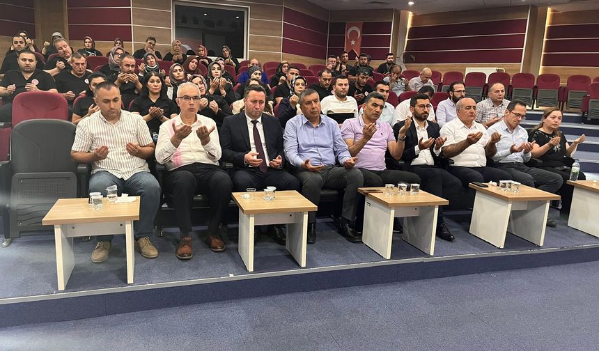 Nevşehir Devlet Hastanesi'nde Şehitler İçin Anlamlı Anma Programı