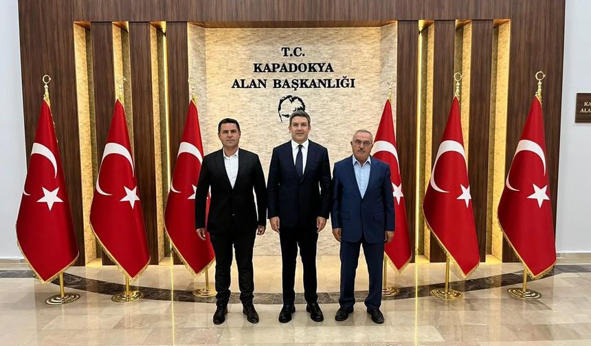 Ürgüp TSO’dan Kapadokya Alan Başkanı Aslanbay’a Ziyaret