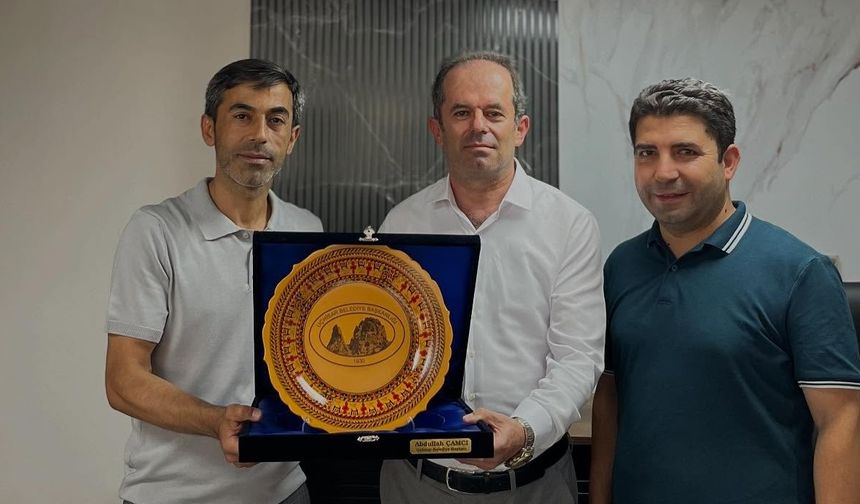 Başkan Çamcı’dan NevYap Yapı Market’e ziyaret