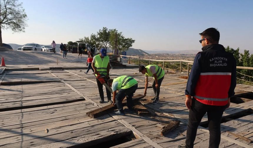 Ürgüp Üç Güzeller Yürüyüş Yolu Yenileniyor