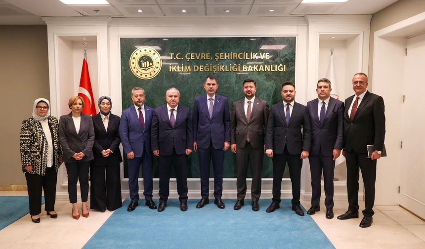 Nevşehir Heyetinden Bakan Kurum’a Gelişim Odaklı Ziyaret