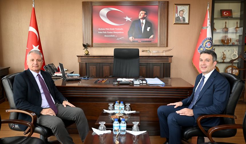 Kapadokya Alan Başkanı Aslanbay’dan Emniyet Müdürüne Ziyaret