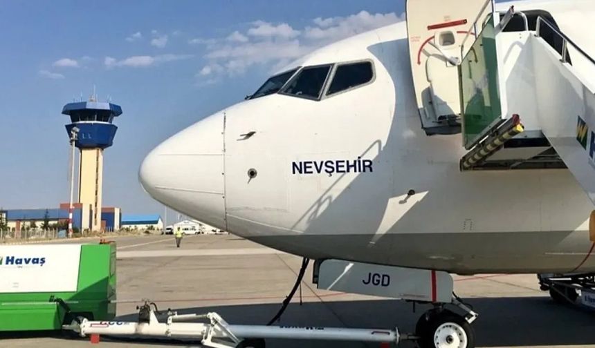 Kapadokya Havalimanında bir ayda 75 bin kişi uçtu