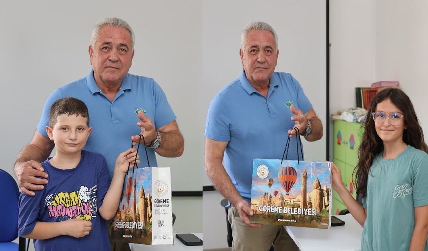 Göreme'de Başkan Eren’den Yaz Kur’an Kursu Ziyareti