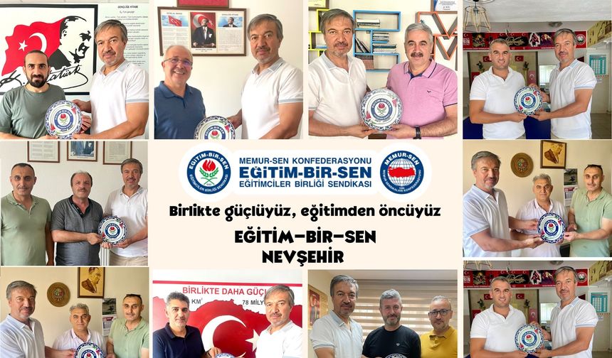 Nevşehir EBS'den Yeni Göreve Başlayan İdarecilere Ziyaret