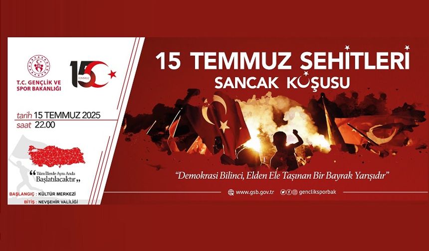 Nevşehir’de 15 Temmuz’da Sancak Koşusu Düzenlenecek