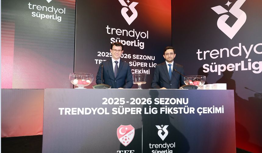2025-2026 Sezonu Trendyol Süper Lig Fikstürü Çekildi