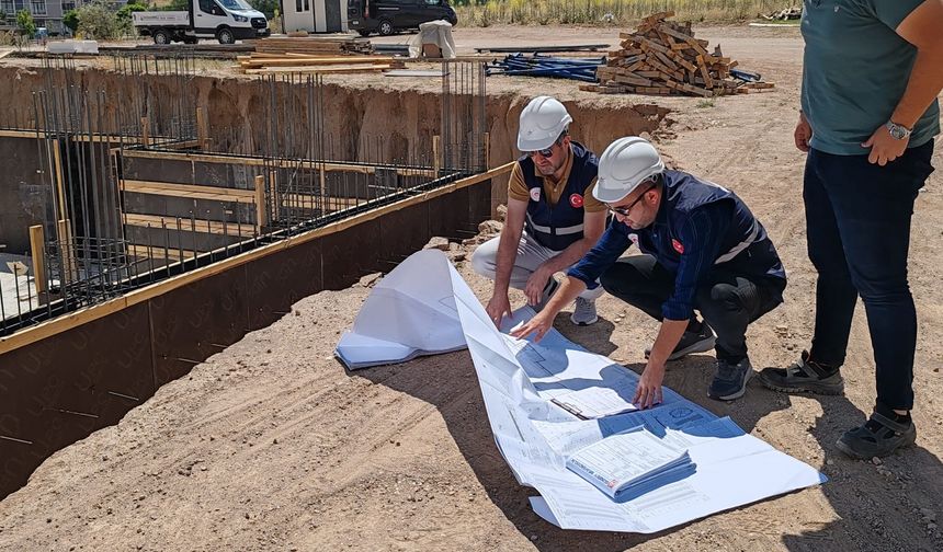 Nevşehir’de Şantiye ve Büro Denetimleri Hız Kazandı