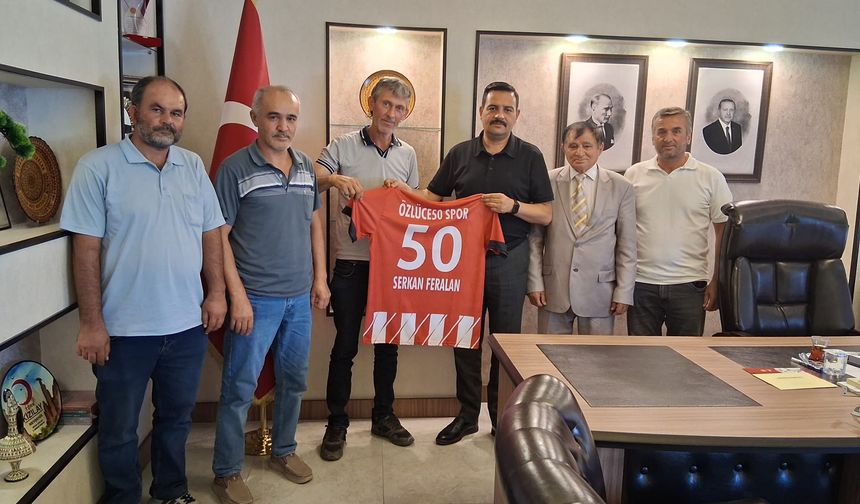 Özlüce50 Spor Kulübü’nden Feralan'a ziyaret