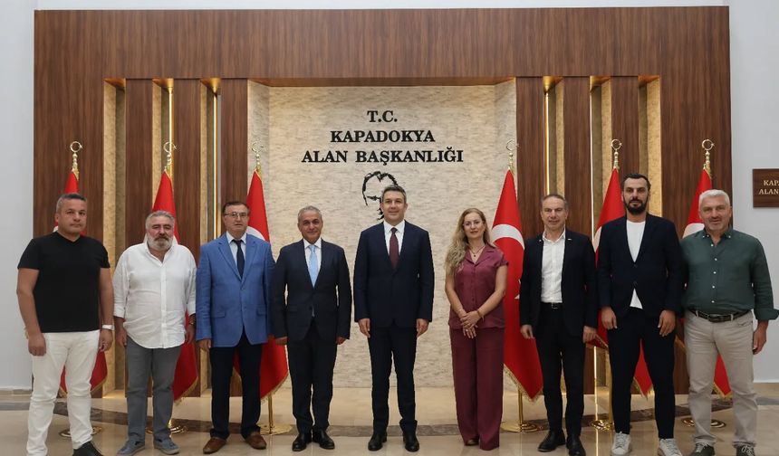 KAPTİD Yönetiminden Kapadokya Alan Başkanı’na Ziyaret