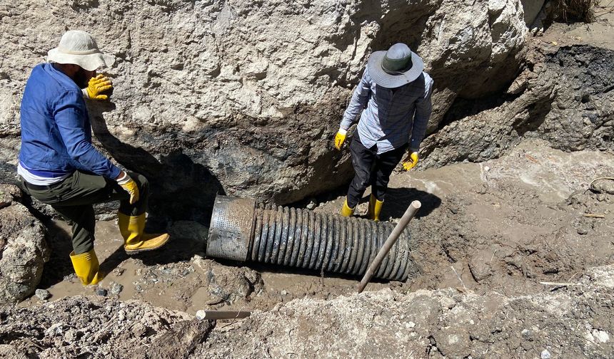 Nevşehir Köylerinde Altyapı ve Yol Çalışmaları Tam Gaz
