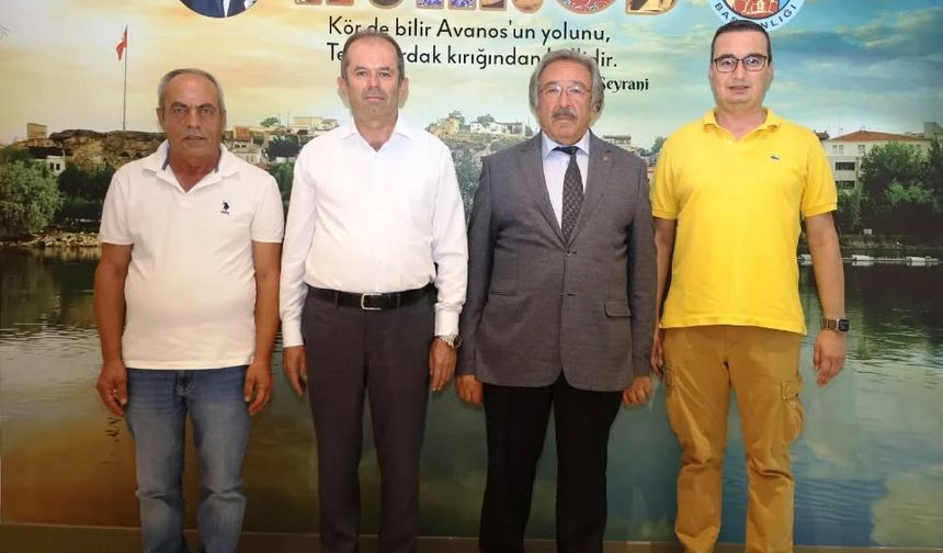 Uçhisar Belediye Heyeti Avanos'ta Başkan Sarıtaş’ı Ziyaret Etti