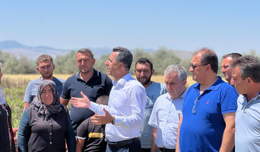 CHP Heyeti Derinkuyu’da Patates Üreticileriyle Buluştu