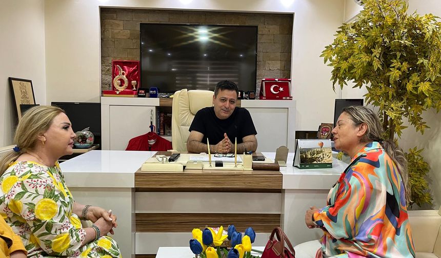 Azerbaycan heyeti, Nevşehir'de FİB Haber'i ziyaret etti