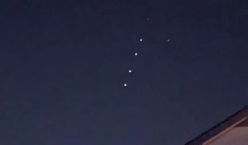 Nevşehir Semalarında Görülen Starlink mi, Başka Bir Şey mi?