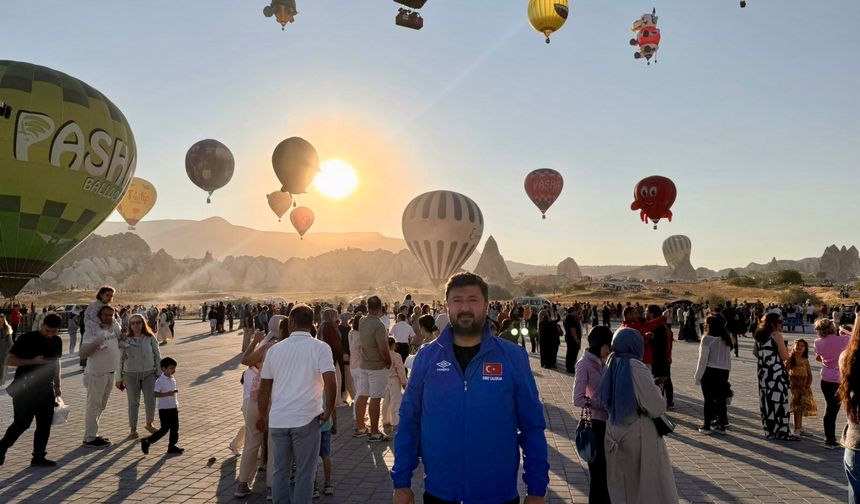 Kapadokya’da Masalsı Balon Manzarası Festivale Damga Vurdu