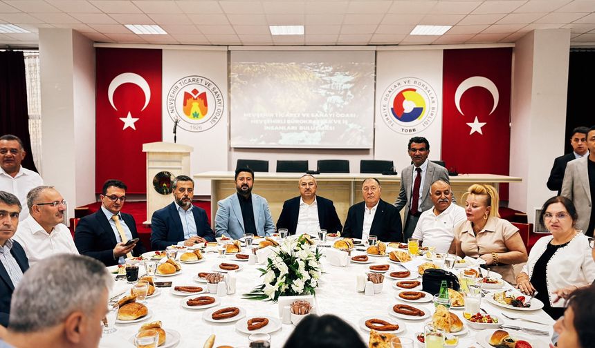 Nevşehirli Bürokratlar ve İş İnsanları Buluştu
