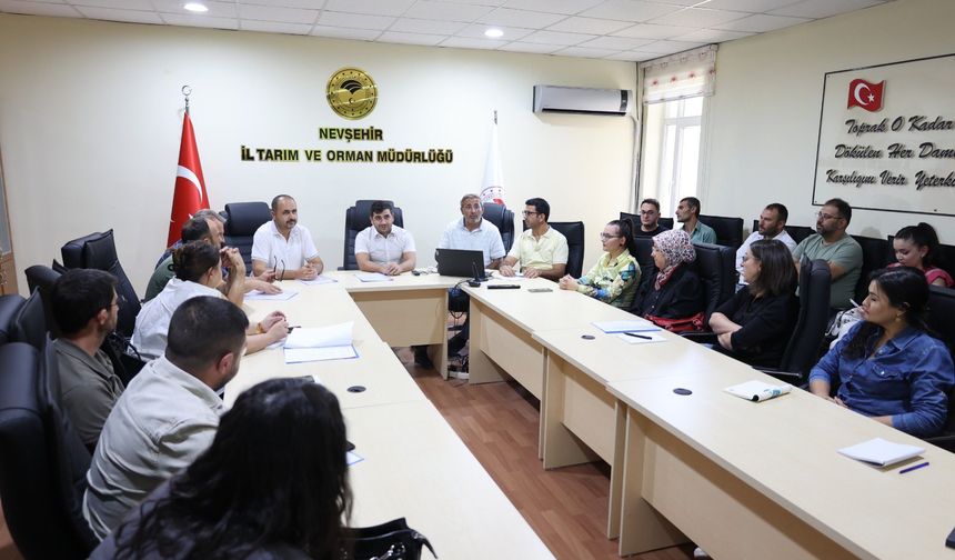 Nevşehir'de ÇKS Başvuruları İçin Bilgilendirme Toplantısı