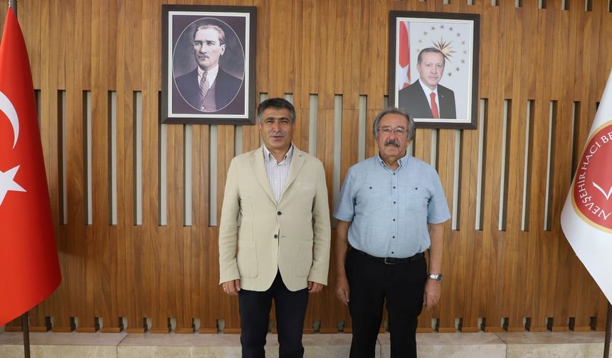 Avanos Belediye Başkanı Sarıtaş, NEVÜ Rektörü Aktekin’i Ziyaret Etti
