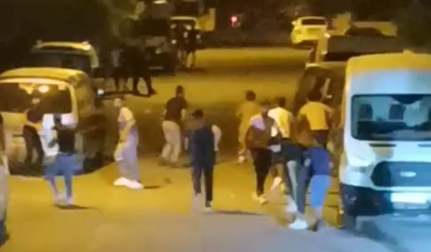 Nevşehir'de Suriyeliler birbirine girdi: Sopalar havada uçuştu