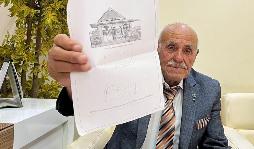 Nevşehir Aşıklı Dağı’ndaki Türbe restorasyon bekliyor