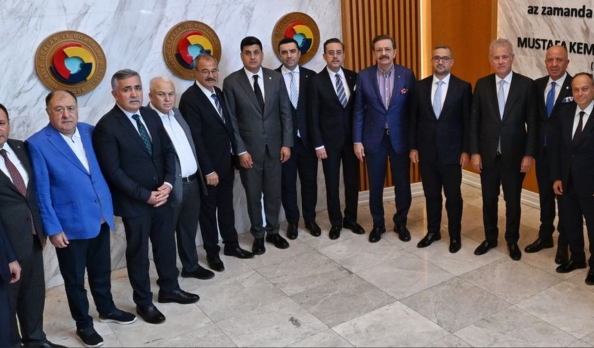 Parmaksız ve Hisarcıklıoğlu Karahan ile Buluştu