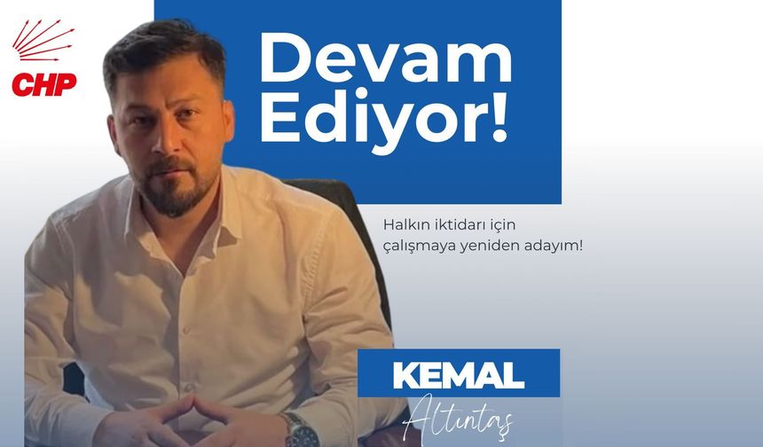 CHP Nevşehir Merkez İlçe Başkanı Altıntaş Yeniden Aday