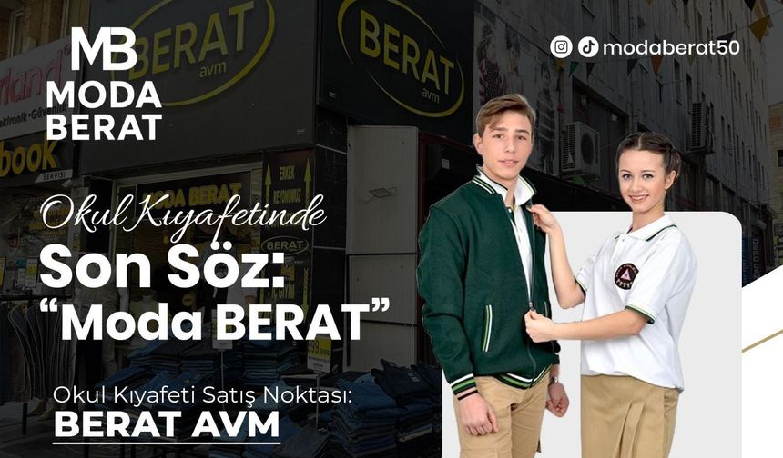 Nevşehir'de Okul Kıyafeti Satış Noktası "MODA BERAT"
