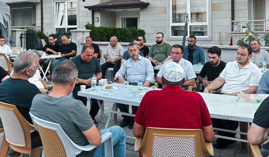 Milletvekili Özgün’den Halk Bankası Müdürüne Taziye Ziyareti