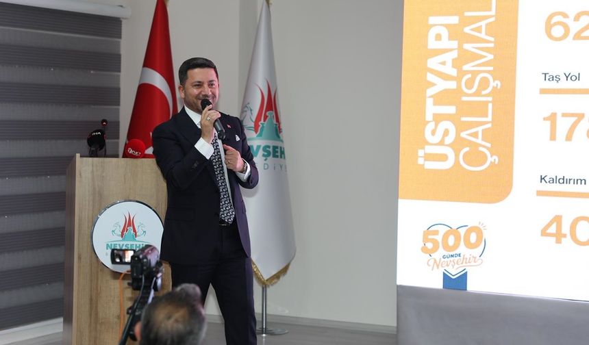 Başkan Arı’dan “500 Günde Nevşehir” Sunumu