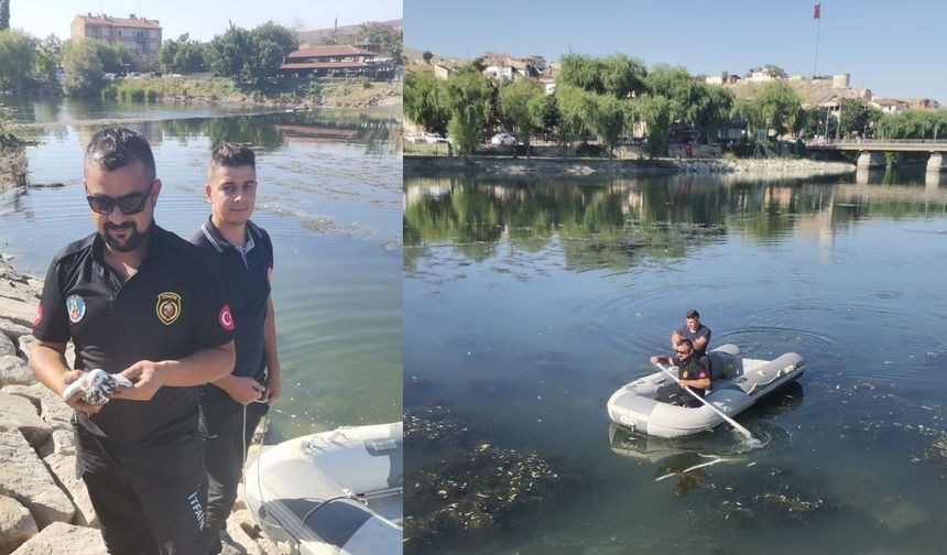 Avanos İtfaiyesi Yaralı Güvercini Kızılırmak’tan Kurtardı