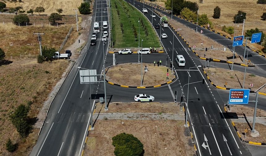 Nevşehir Uçhisar Kavşağı’nda Işık Süreleri Yeniden Düzenlendi