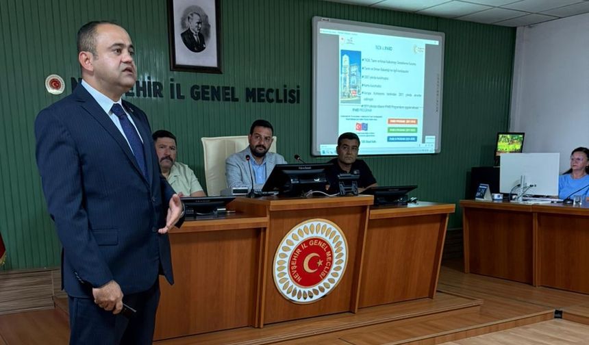 Nevşehir İl Genel Meclisi, TKDK 2025 Yatırım Çağrı İlanını Görüştü