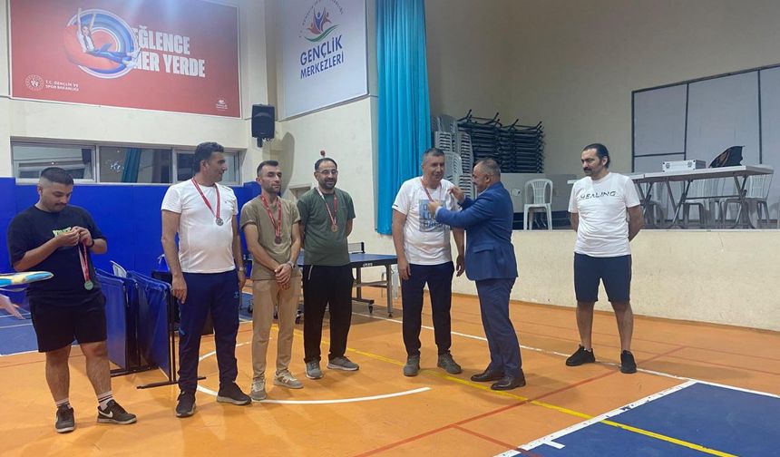 Nevşehir’de Sağlık Çalışanları Masa Tenisi Turnuvasında Buluştu