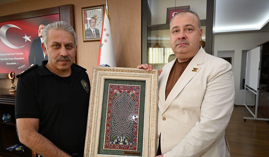 İş İnsanı Başbuğ’dan Nevşehir İl Emniyet Müdürü Karaman’a Ziyaret