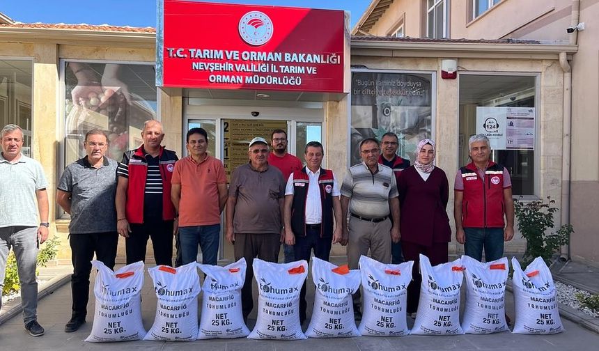 Nevşehir’de 45 Üreticiye 2.450 Kg Macar Fiğ Tohumu Dağıtıldı