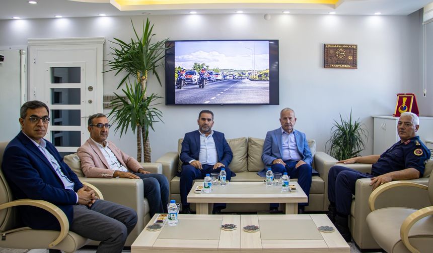 NTB’den İl Jandarma Komutanı Çelik’e Hayırlı Olsun Ziyareti