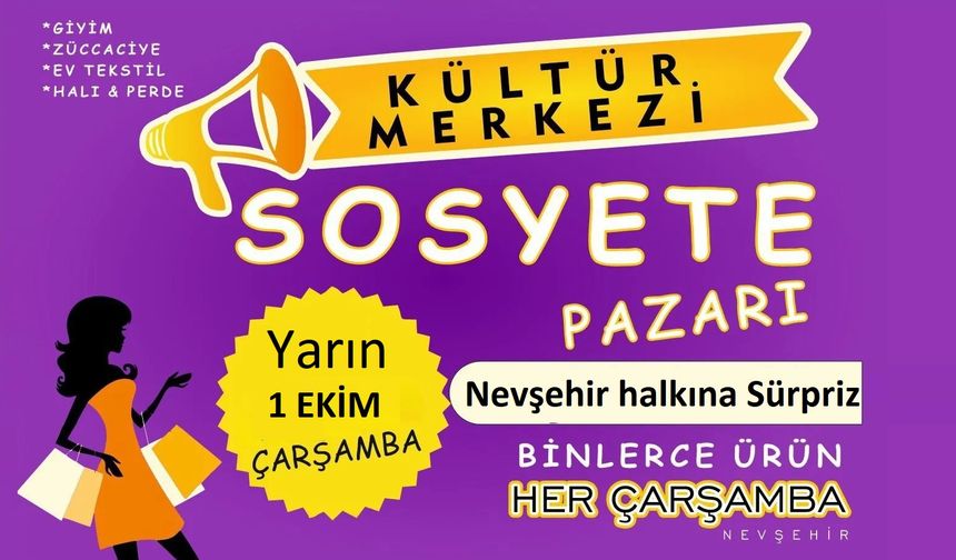 Binlerce Ürün, Sürpriz Fiyatlar Kültür Merkezi Sosyete Pazarı'nda