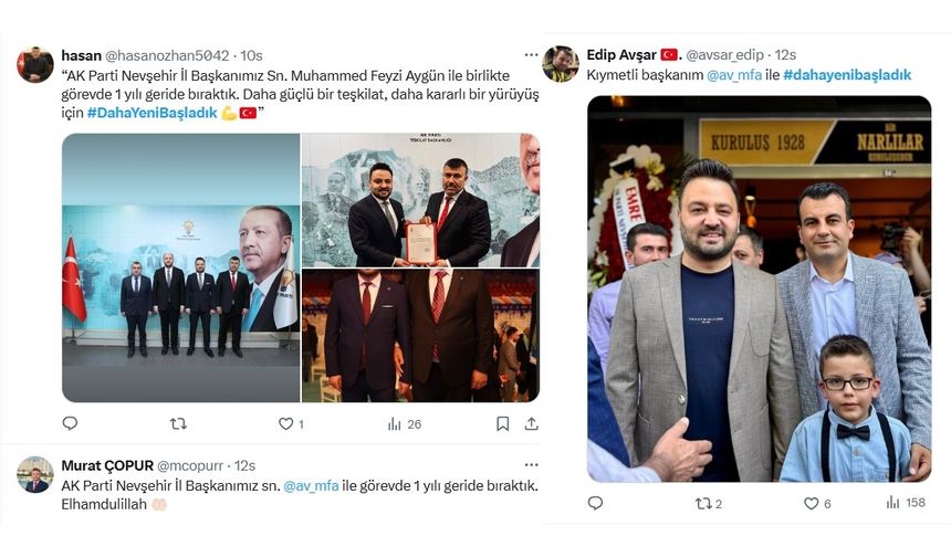 AK Parti Nevşehir Teşkilatında 1. Yıl Kutlaması