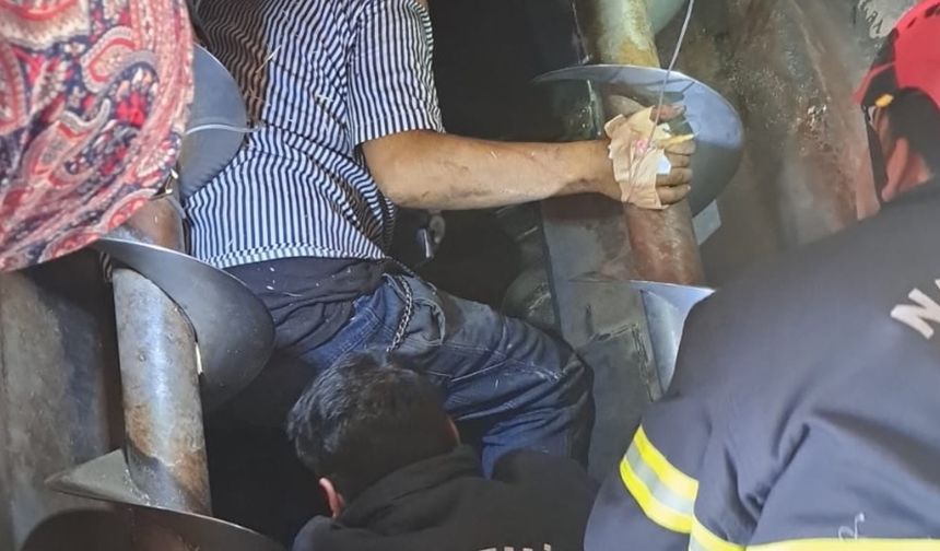 Nevşehir’de Yem Karma Makinesine Düşen İşçi Yaralandı